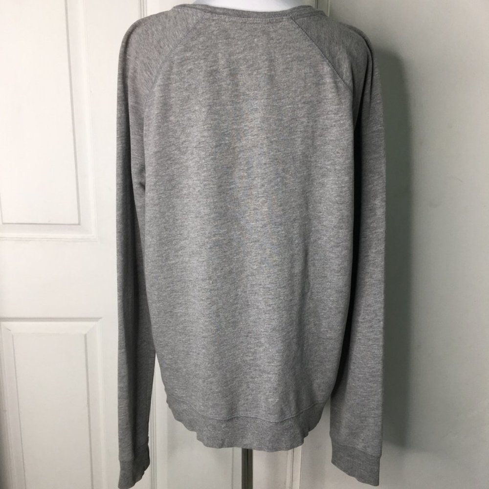 Zadig & Voltaire Women’s James Print Rock Gray Sweatshirt Top Crewneck Medium - Picture 9 of 15